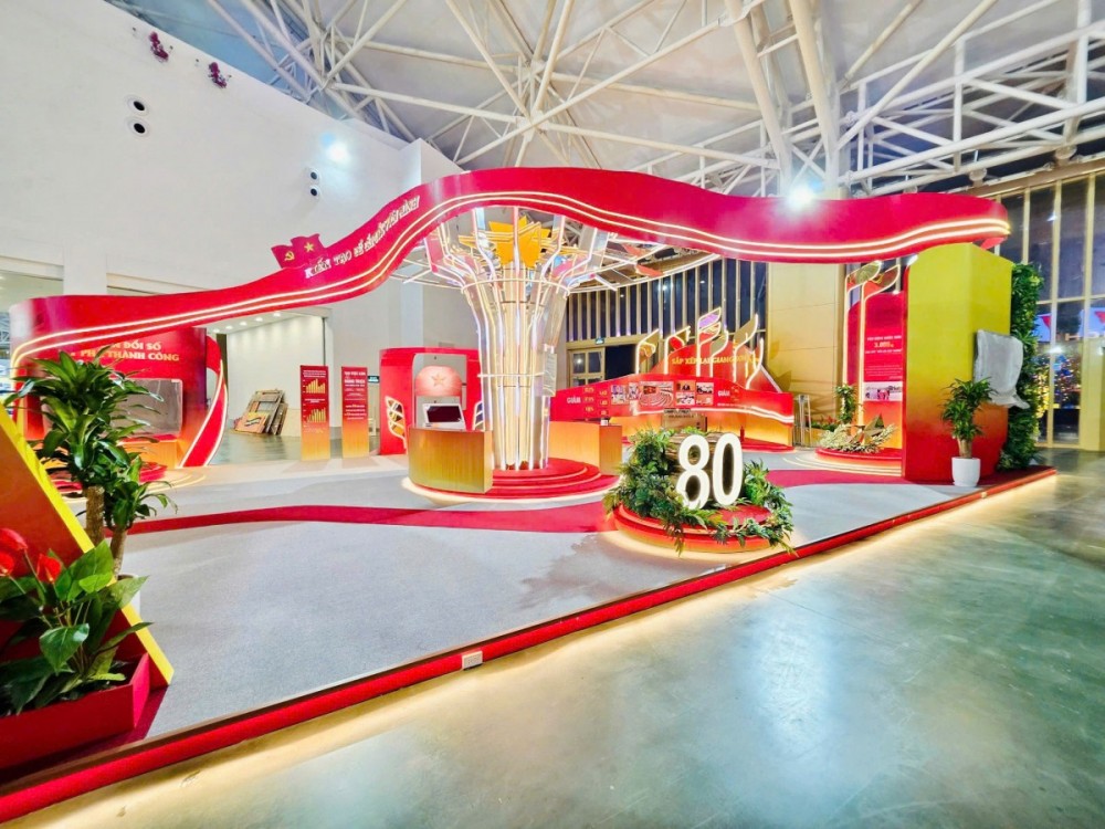 Ấn tượng không gian trưng bày Bộ Nội vụ tại Triển lãm thành tựu đất nước