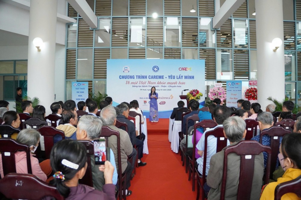 ‘CAREME – Yêu lấy mình’ khám sàng lọc Tim mạch – Thận – Chuyển hóa bằng AI cho hơn 1.000 người dân Huế