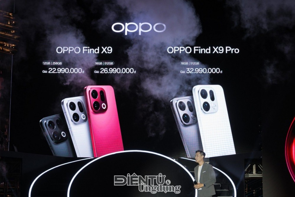 OPPO Find X9 Series chính thức ra mắt tại Việt Nam, giá từ 22,900,000 đồng