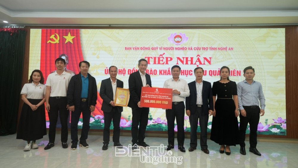 SABECO chung tay cùng Nghệ An, Hà Tĩnh khắc phục bão lũ