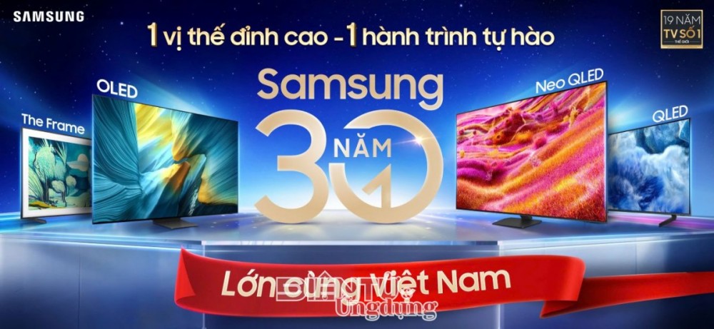 30 năm TV Samsung, một hành trình đáng tự hào 