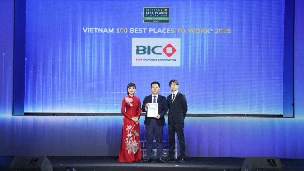 BIC lần thứ 2 liên tiếp dẫn đầu Top 1 nơi làm việc tốt nhất ngành bảo hiểm
