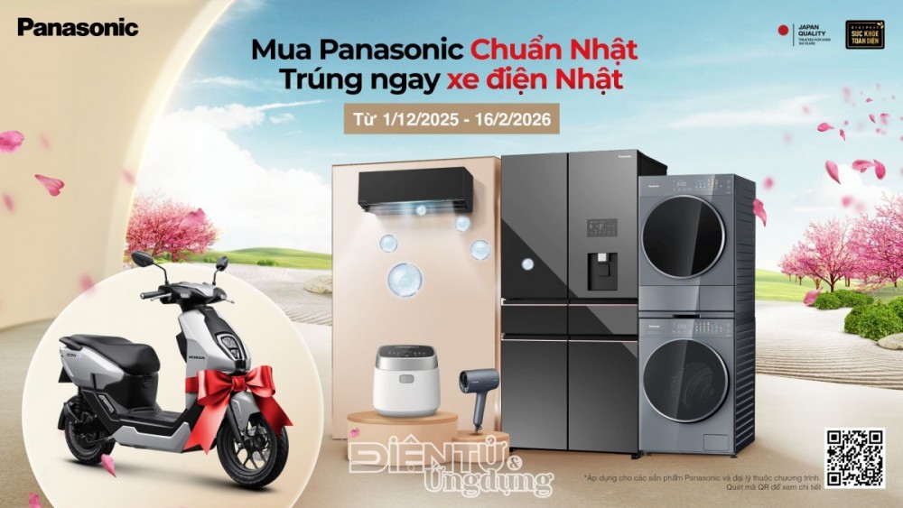 Panasonic tung chương trình ưu đãi Tết 2026