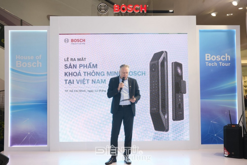 Bosch Việt Nam ra mắt dòng khóa điện tử thế hệ mới