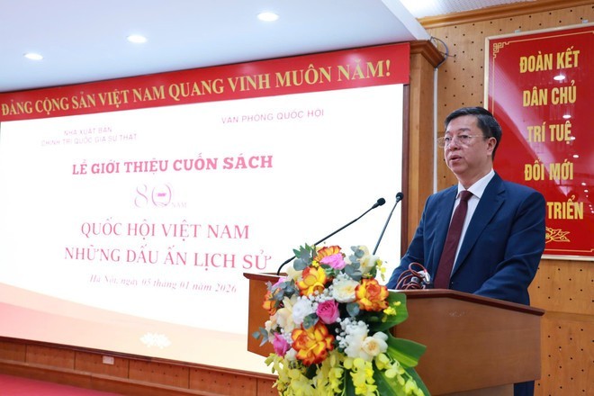 Ra mắt cuốn sách '80 năm Quốc hội Việt Nam - Những dấu ấn lịch sử'