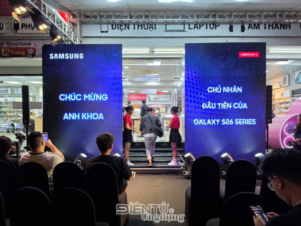CellphoneS mở bán sớm cho gần 3.000 khách đặt Galaxy S26 Series
