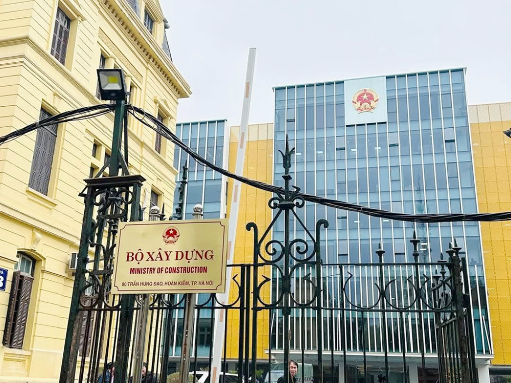 Trụ sở của Bộ Xây dựng tại số 80 Trần Hưng Đạo, TP. Hà Nội