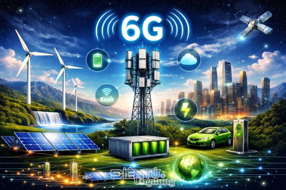 Giải bài toán năng lượng cho mạng 6G