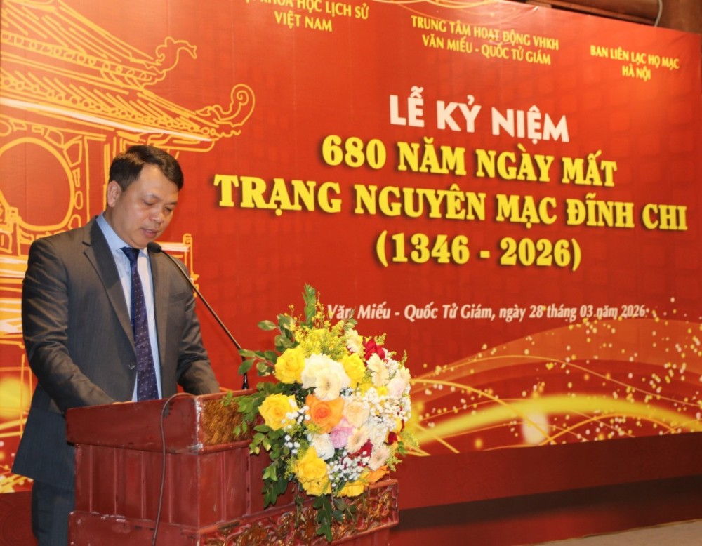 Kỷ niệm 680 năm ngày mất Trạng nguyên Mạc Đĩnh Chi