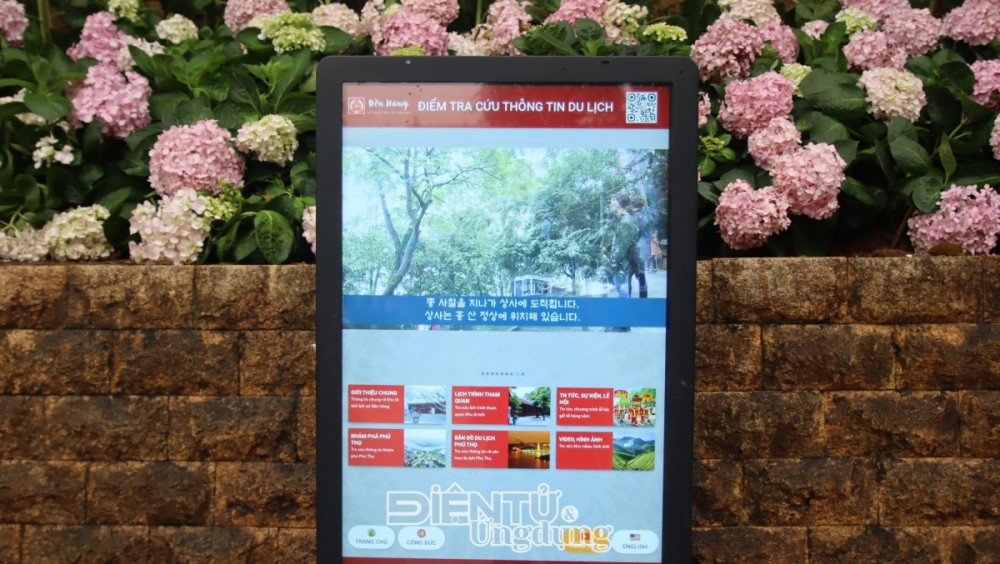 Khu di tích Đền Hùng đẩy mạnh ứng dụng công nghệ số