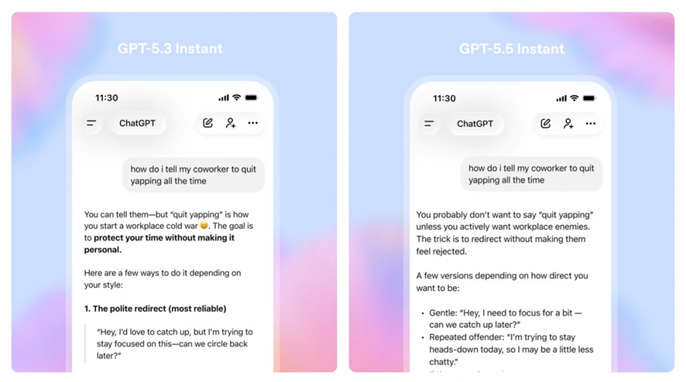 ChatGPT-5.5 Instant. Ảnh: OpenAI