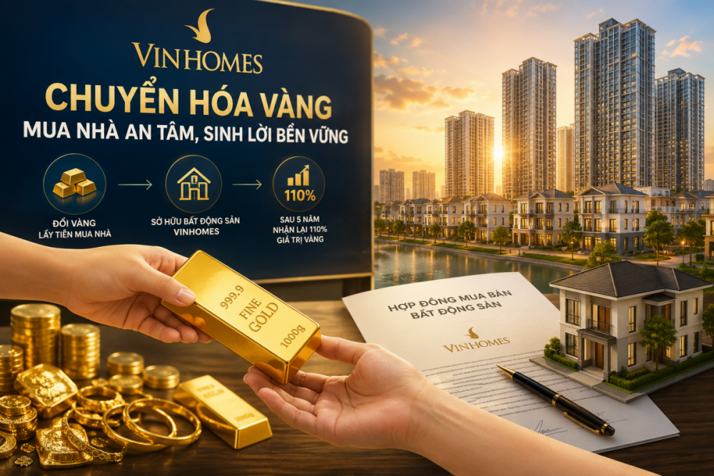 Chính sách đổi vàng mua nhà của Vinhomes có gì đặc biệt?