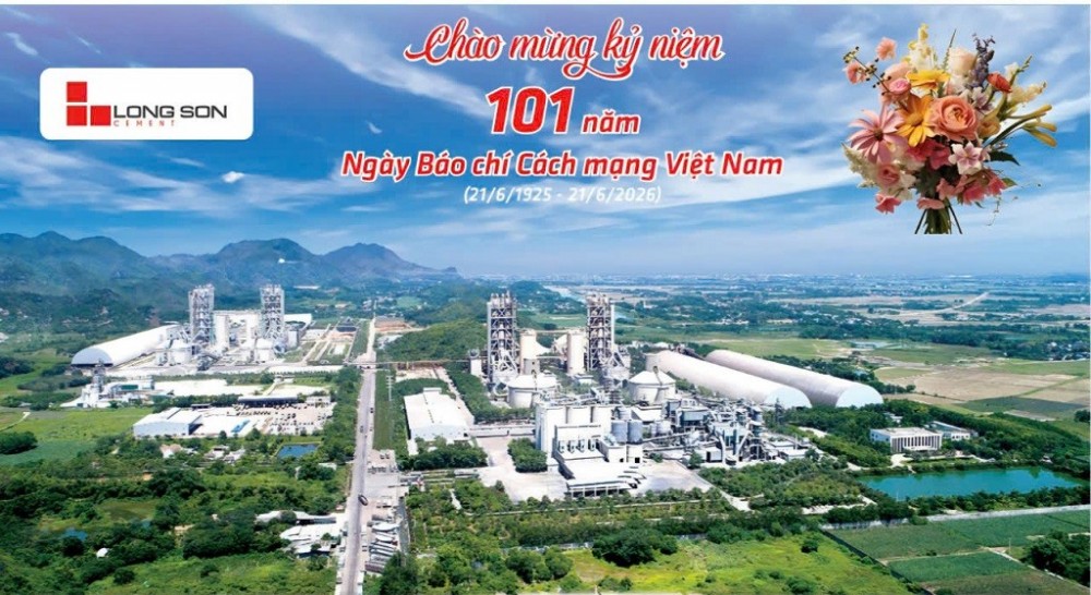 Xi măng Long Sơn đầu tư hệ thống dây chuyền hiện đại phục vụ sản xuất và xuất khẩu.