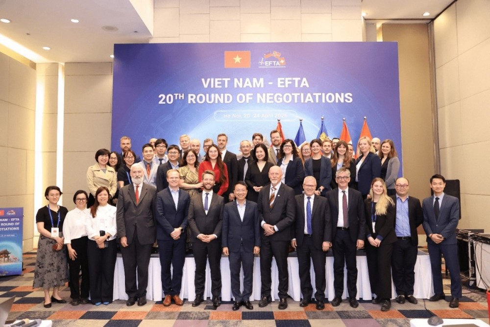 Việt Nam và EFTA kết thúc đàm phán Hiệp định thương mại tự do. (Ảnh: Bộ Công Thương)