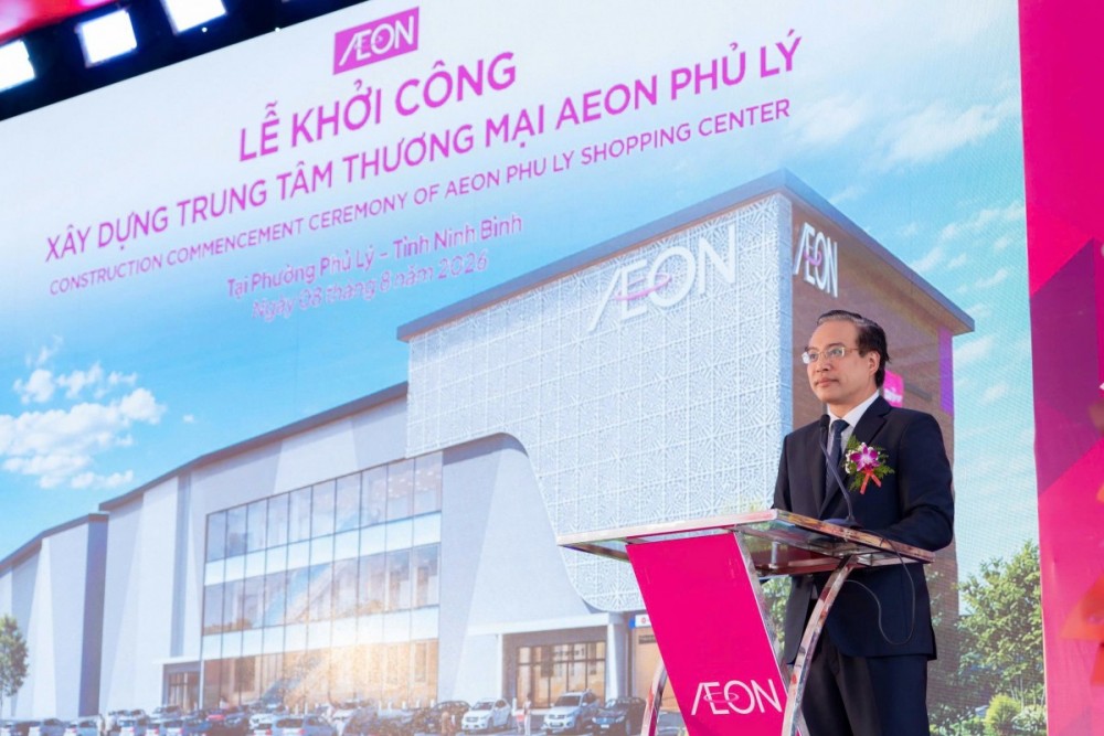 AEON Việt Nam chính thức khởi công trung tâm thương mại hơn 940 tỷ đồng tại Phủ Lý