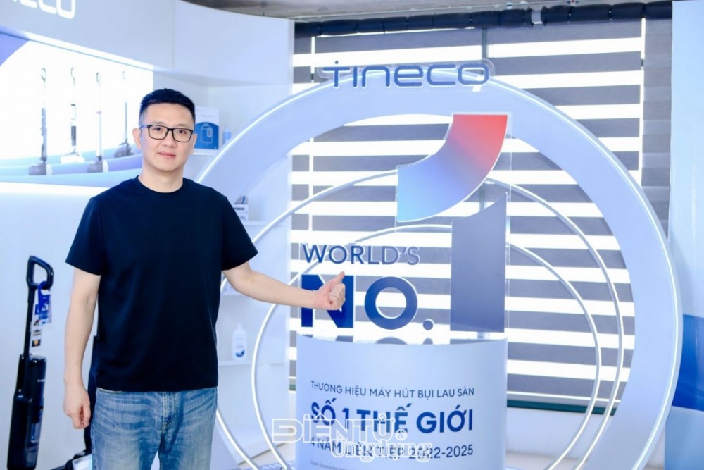 Với hơn 40% thị phần, Tineco vươn lên vị trí số 1 thị trường máy lau sàn khô ướt tại Việt Nam