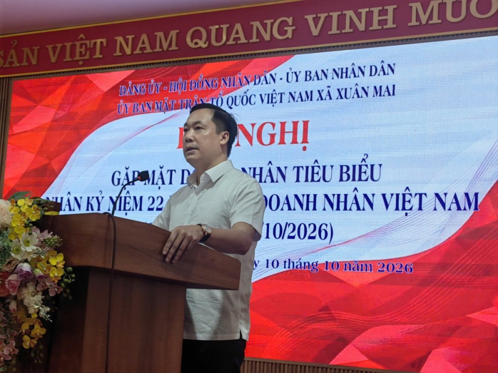 ông Nguyễn Anh Đức, Phó Bí thư Đảng ủy, Chủ tịch UBND xã