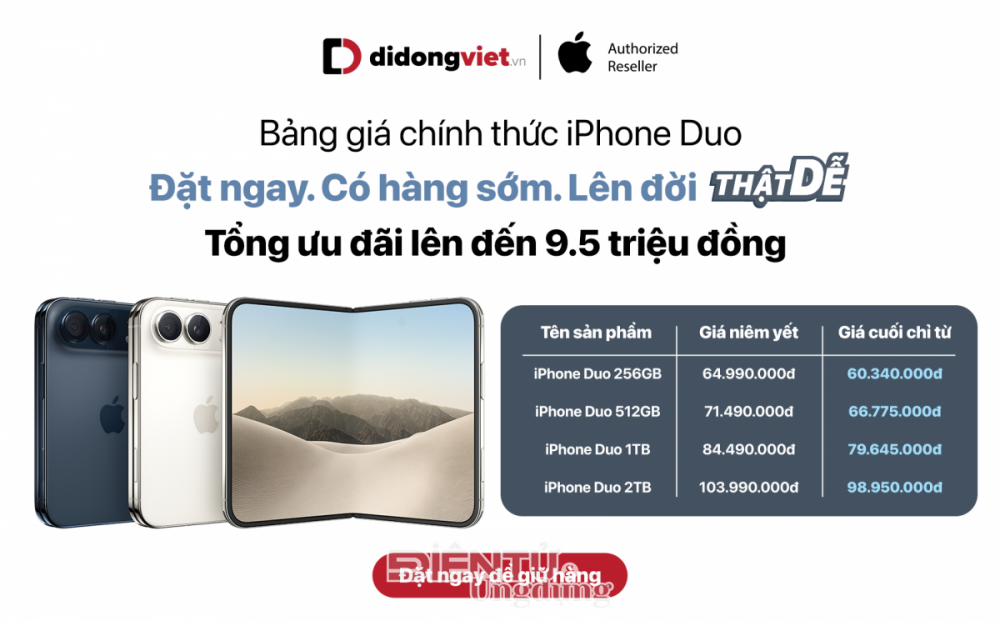 Di Động Việt mở bán iPhone Duo ở nhà hàng, mời khách ăn sáng uống cafe, nhận máy sang chảnh