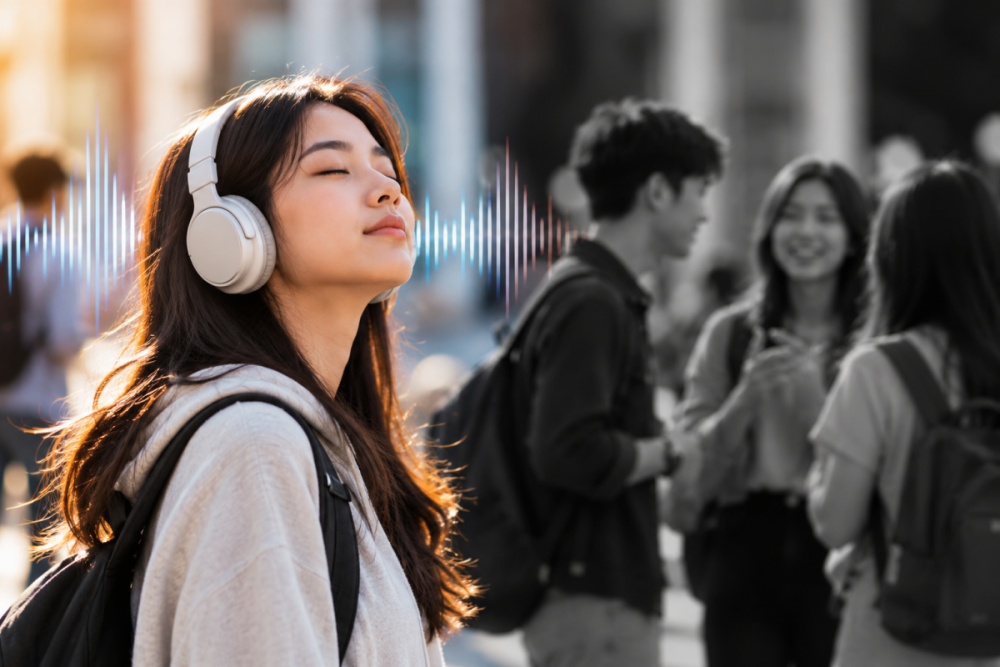 Đeo tai nghe mọi lúc, người trẻ đang đánh mất điều gì?