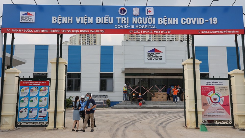 Bệnh viện dã chiến điều trị COVID-19 Hà Nội 