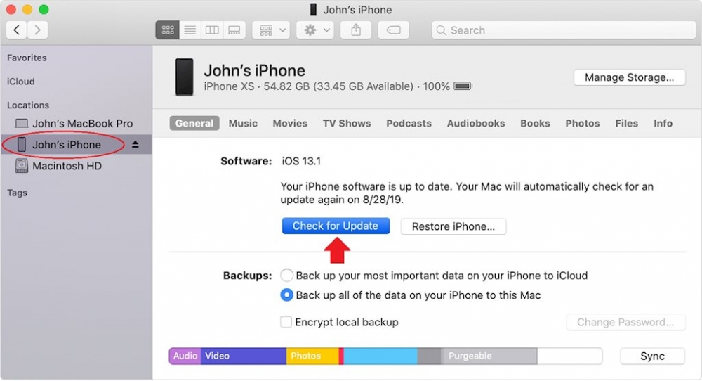Các cách nâng cấp hệ điều hành iPhone lên iOS 13.5