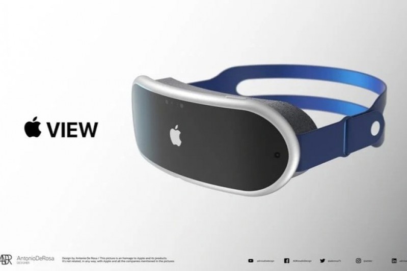 Bản dựng về chiếc kính thực tế ảo của Apple (Ảnh: MacRumors).