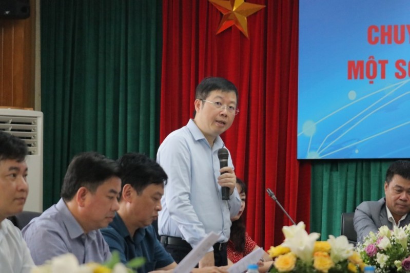 Cục trưởng Cục Báo chí Nguyễn Thanh Lâm thông tin về định hướng chuyển đổi số báo chí