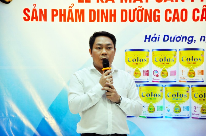 ông Bùi Ngọc Thưởng - Tổng giám đốc Công ty Dược quốc tế Hadu pharma chia sẻ về những kỳ vọng của những sản phẩm dinh dưỡng Hadu đối với trẻ em Việt