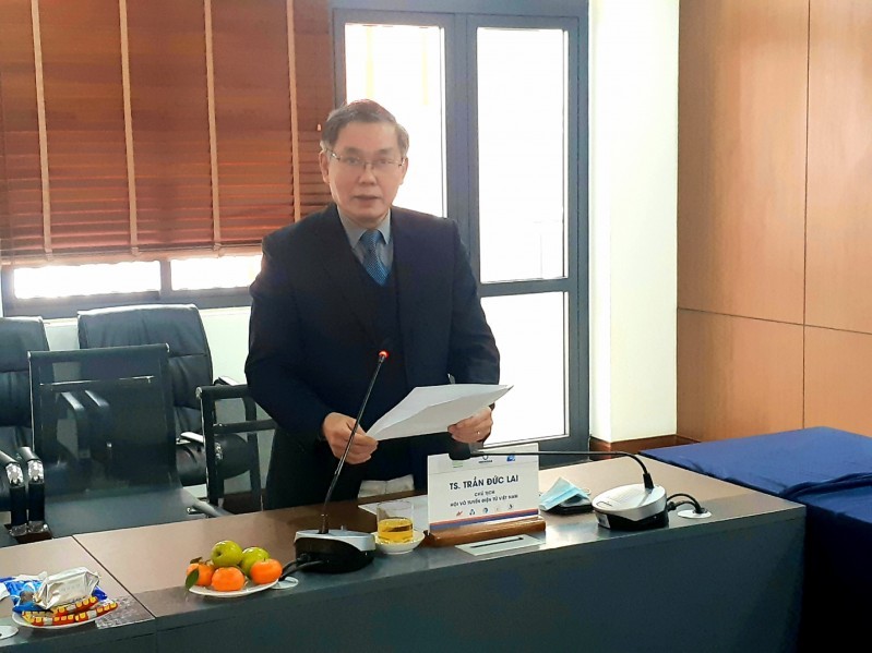 Chủ tịch REV Trần Đức Lai phát biểu khai mạc Meeting lần thứ 3