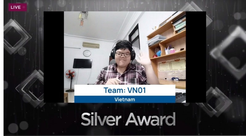 Đại diện đội Việt Nam VN01 Nguyễn Quốc Hùng bày tỏ sự tự hào về thành công tại Tech4Good năm nay