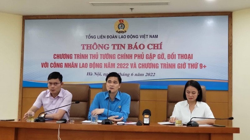 Họp báo công bố chương trình đối thoại của Thủ tướng Phạm Minh Chính với công nhân lao động cả nước