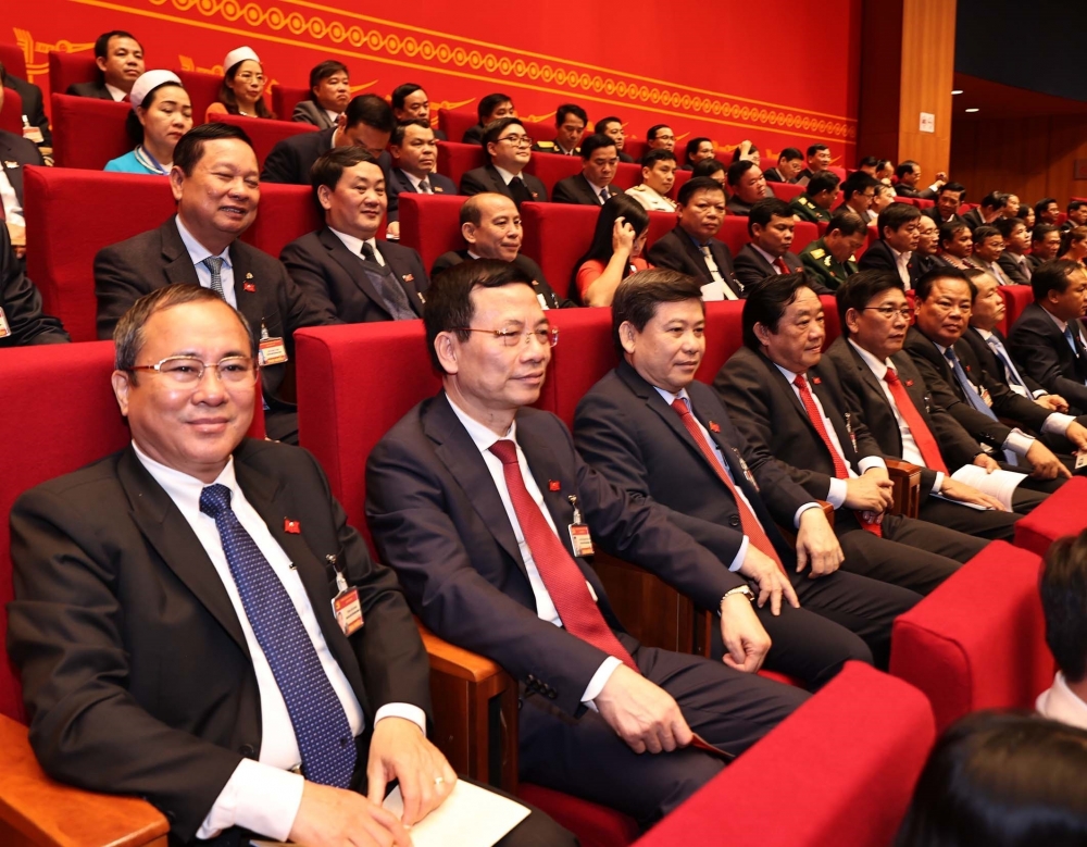Các đại biểu tham dự phiên trù bị Đại hội XIII của Đảng