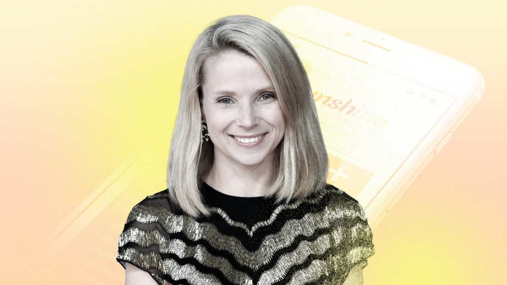 Cựu CEO Yahoo Marissa Mayer đặt dấu ấn trong ngày trở lại làng công nghệ băng Sunshine Contacts