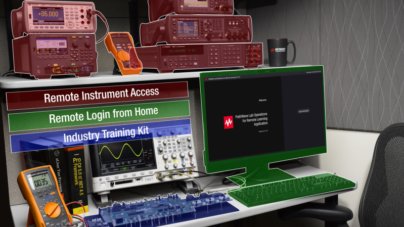 Mô hình phòng lab trực tuyến hoàn chỉnh được Keysight xây dựng
