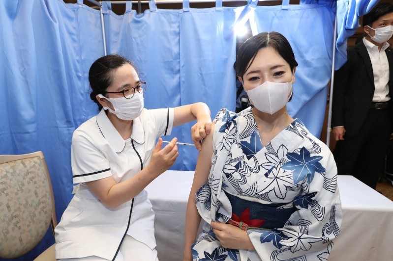 Nhật Bản nỗ lực đẩy nhanh quá trình tiêm chủng để sớm đạt miễn dịch cộng đồng để ứng phó với biến thể Delta