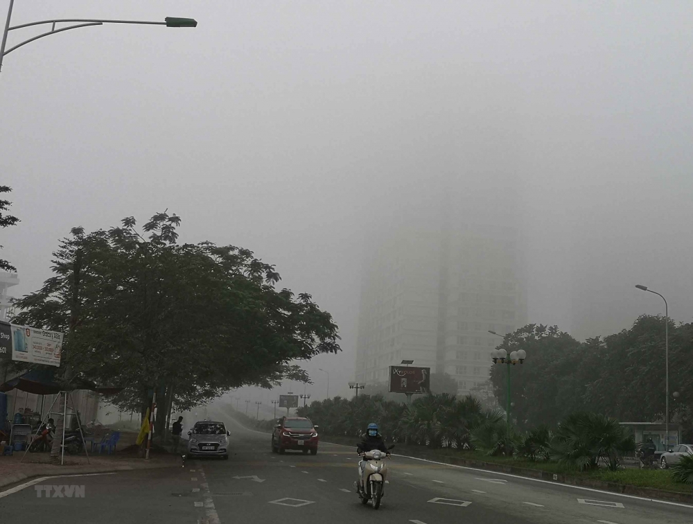 Tình trạng ô nhiễm ở Hà Nội hiện nay chủ yếu do ảnh hưởng của khối không khí lạnh suy yếu