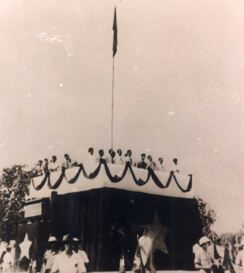 Toàn cảnh buổi Lễ Quốc khánh năm 1945