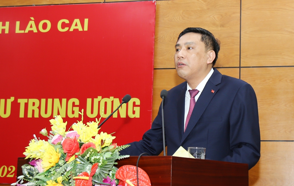 Tân Phó Bí thư Tỉnh uỷ Lào Cai Hoàng Giang khẳng định quyết tâm đóng góp vào sự phát triển chung của Tỉnh