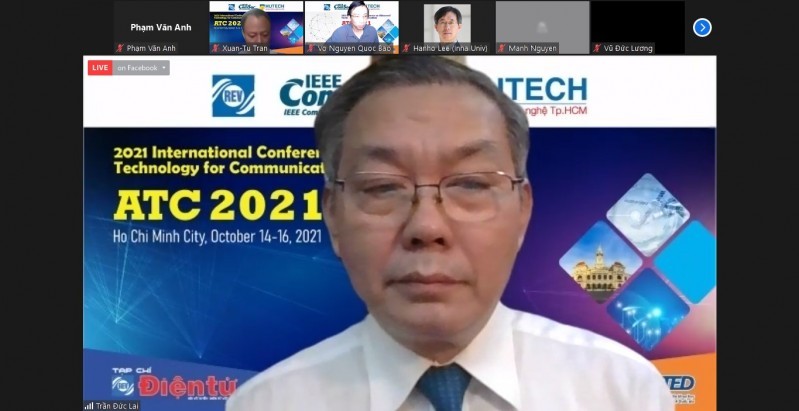 TS. Trần Đức Lai Chủ tịch REV phát biểu khai mạc ATC-2021