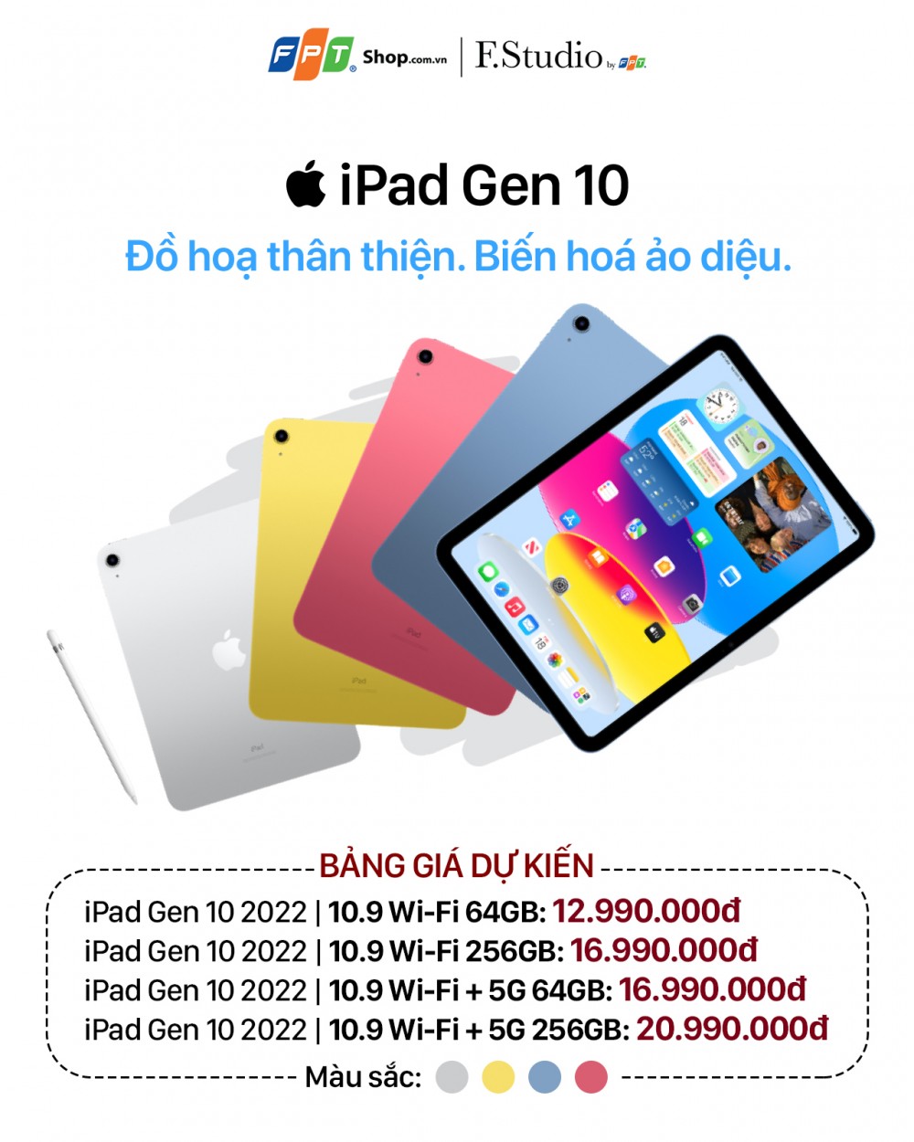 iPad Gen 10, iPad Pro 2022