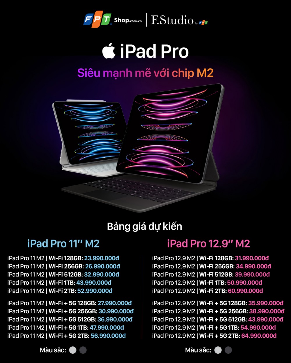 iPad Gen 10, iPad Pro 2022, F.Studio