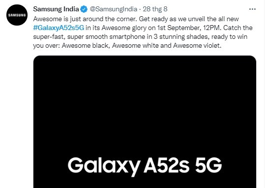 Smartphone Galaxy A52s 5G 
