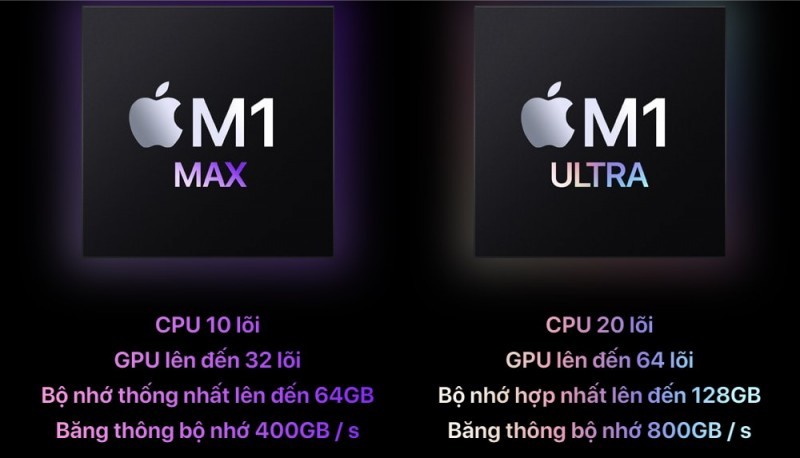 Mac studio M1 max, Mac studio M1 ultra 