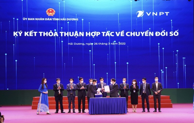 VNPT, Hải Dương hợp tác chuyển đổi số toàn diện