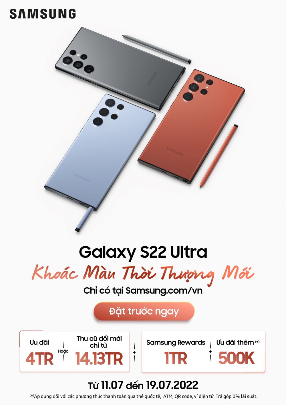 Galaxy S22 Ultra bổ sung gam màu mới