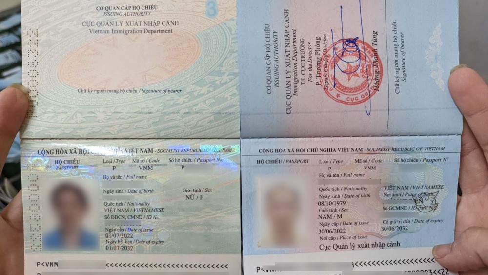 mẫu hộ chiếu mới, in thông tin nơi sinh vào hộ chiếu, bị trú