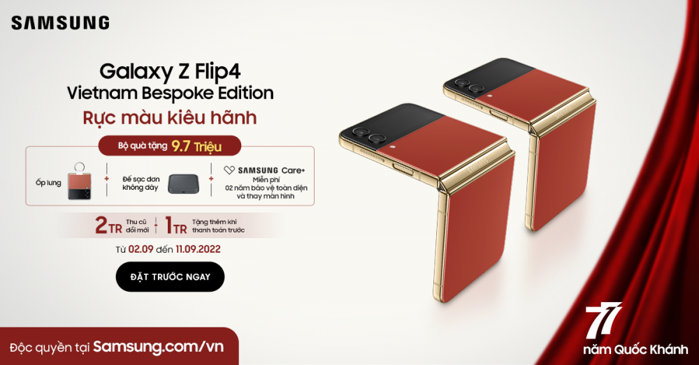 Galaxy Z Flip4 Vietnam Bespoke Edition