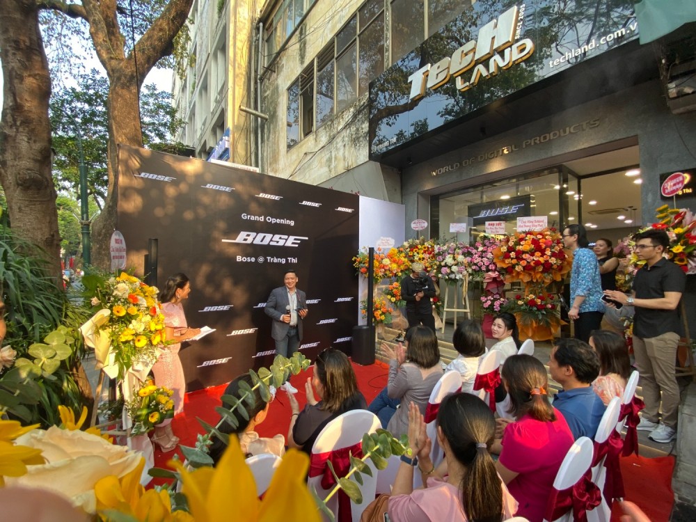 Bose Store, Techland Audio, khai trương cửa hàng mới, Bose 39 Tràng Thi, TecHland, âm thanh số, Hi-end