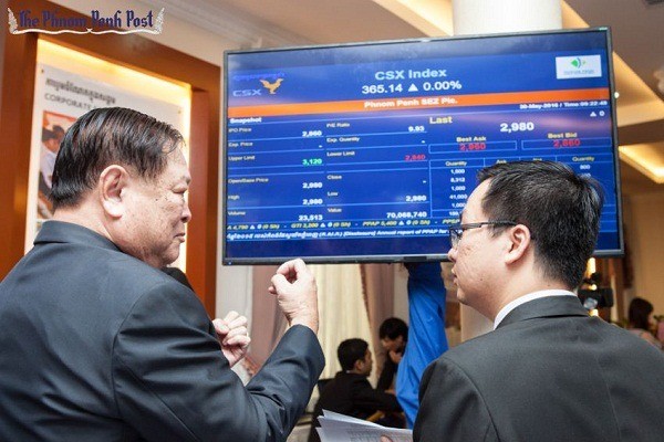 Số lượng tài khoản giao dịch trên sàn chứng khoán Campuchia tiếp tục tăng mạnh