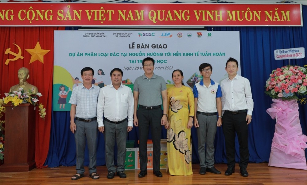 SCGC và LSP bàn giao thành công Mô hình Phân loại Rác thải Tại nguồn 